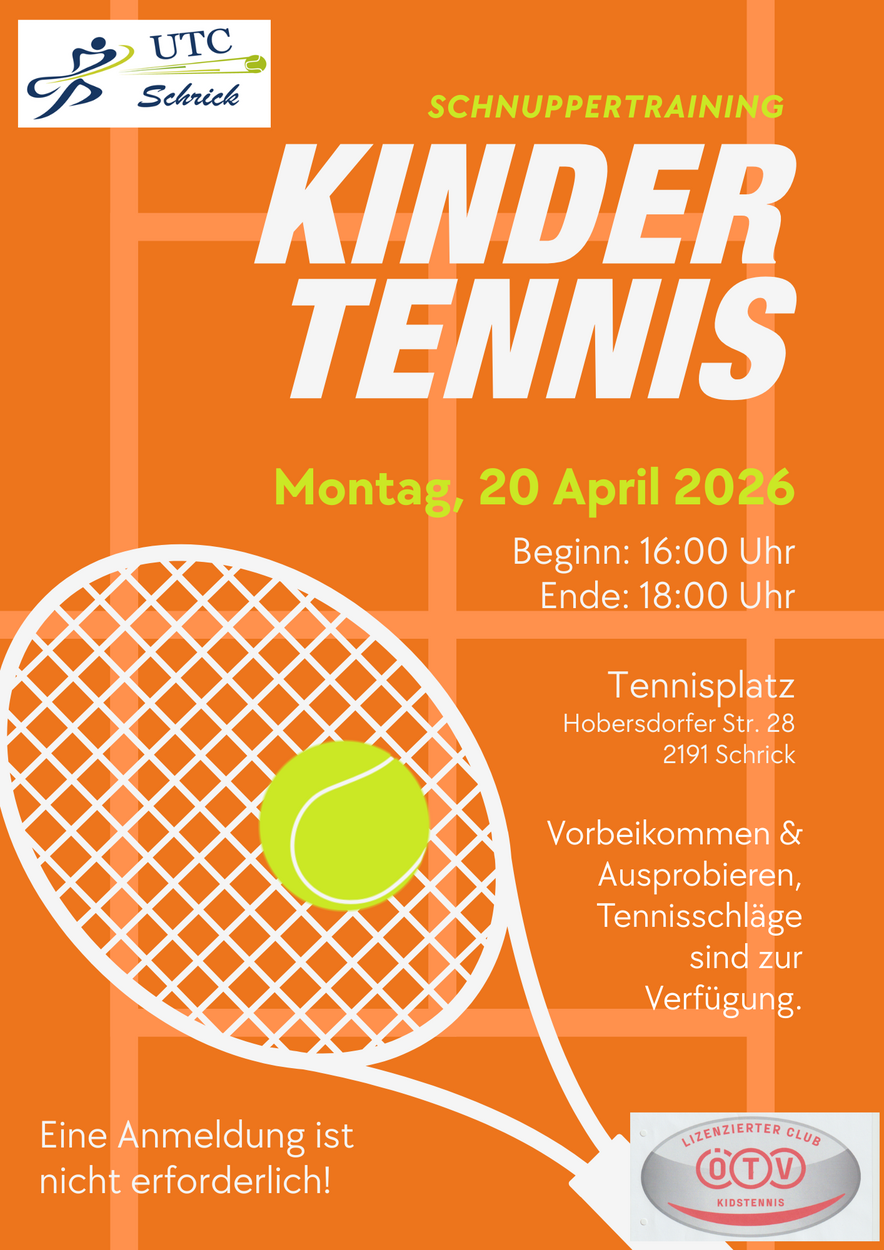 Schnupper-Tennis Kinder