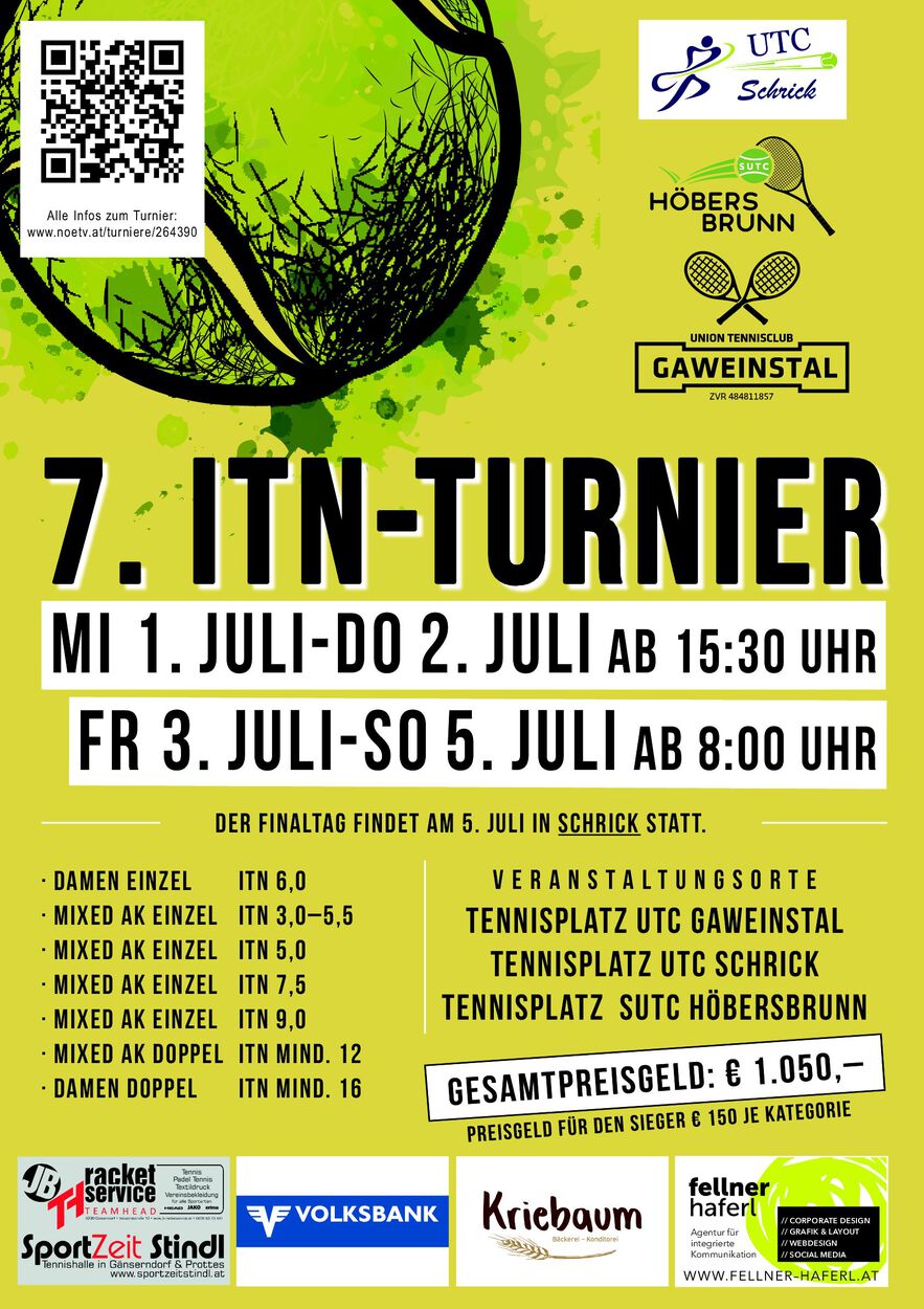 7. ITN-Turnier vom 1.7.- 5.7.2026